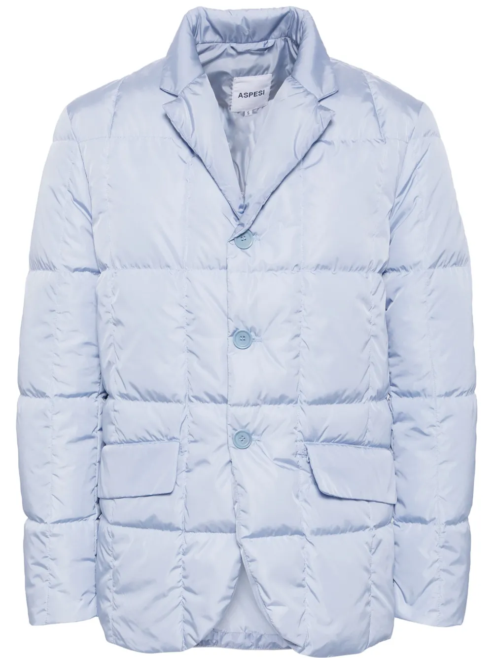 ASPESI Blazer met enkele rij knopen Blauw