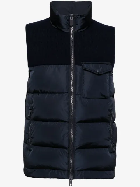 ASPESI knitted padded gilet