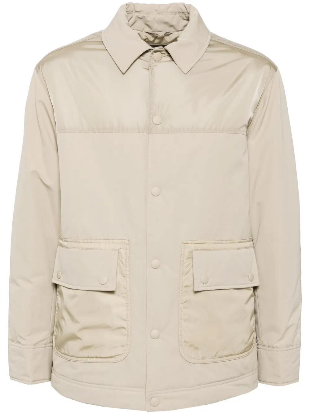 ASPESI padded nylon jacket | Brown | Image 1