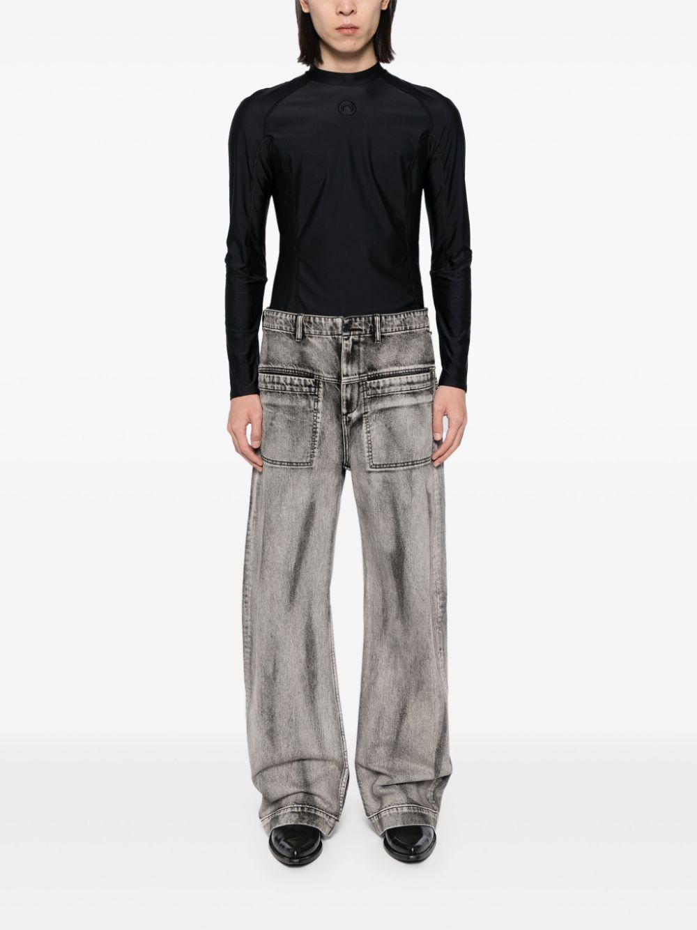 ENTIRE STUDIOS Assent denim broek - Grijs