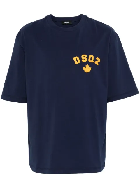 DSQUARED2 logo-patch T-shirt