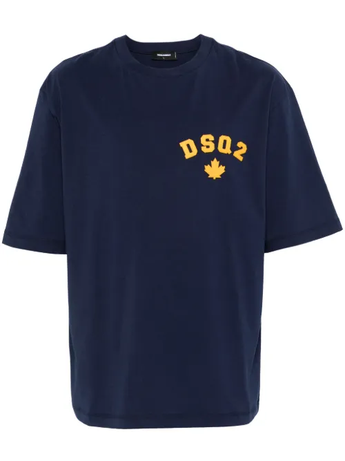 T-shirt à patch logo - DSQUARED2 - Modalova