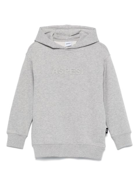 Aspesi Kids logo-embossed hoodie