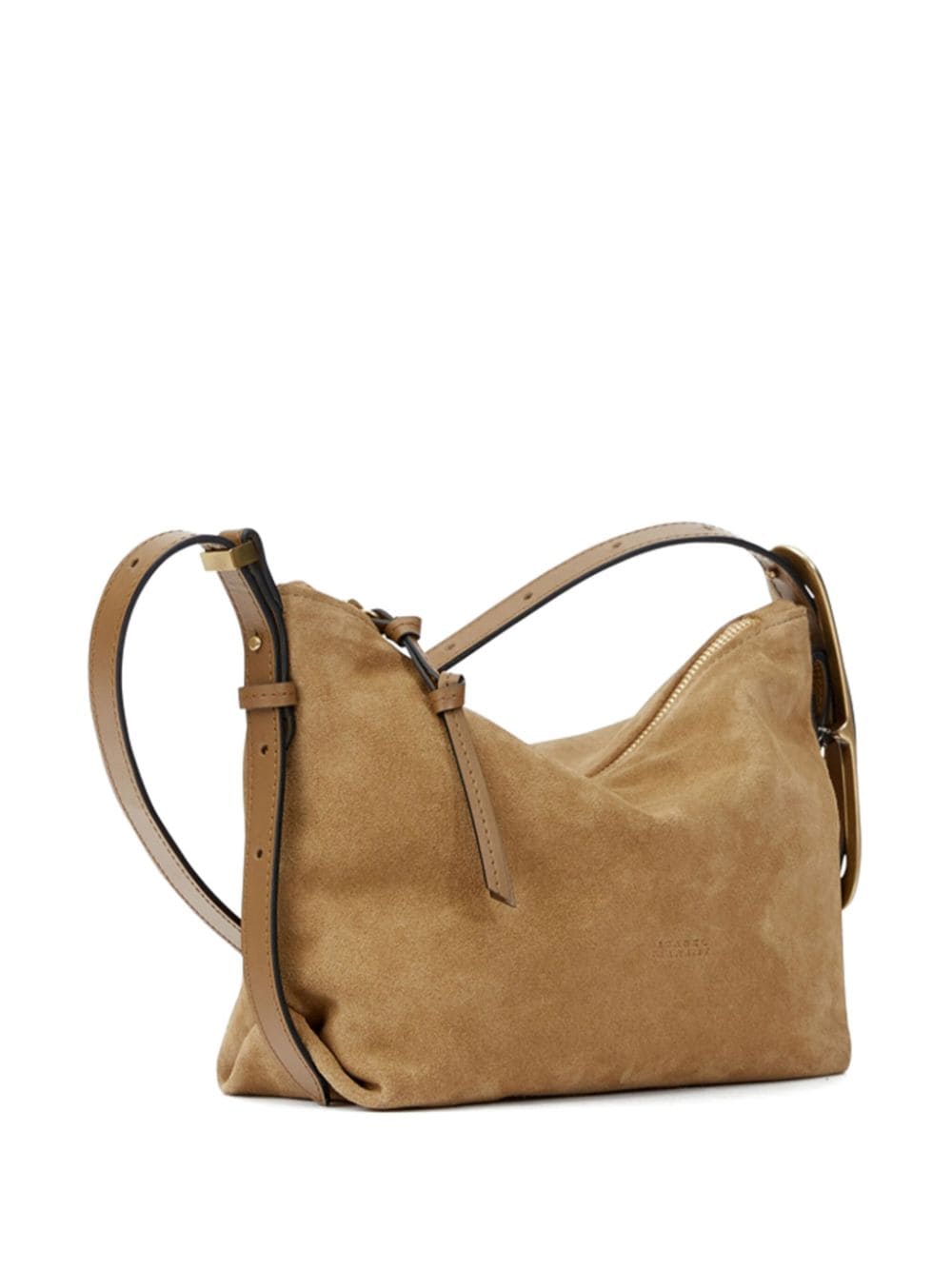 Shop Isabel Marant Mini Leyden Shoulder Bag In Brown