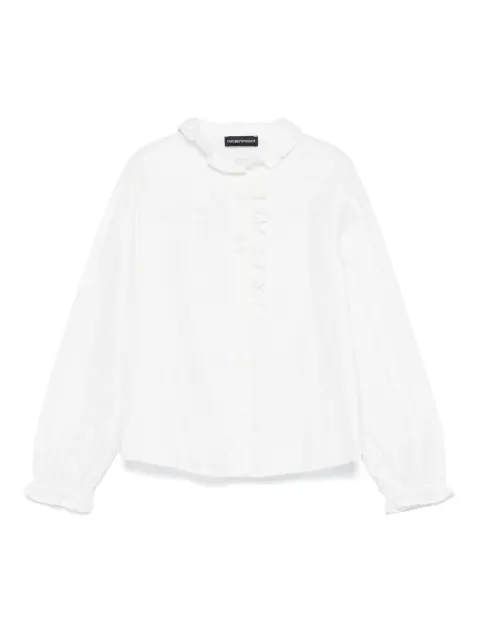 Emporio Armani Kids قميص جاكار بنقش مونوغرام