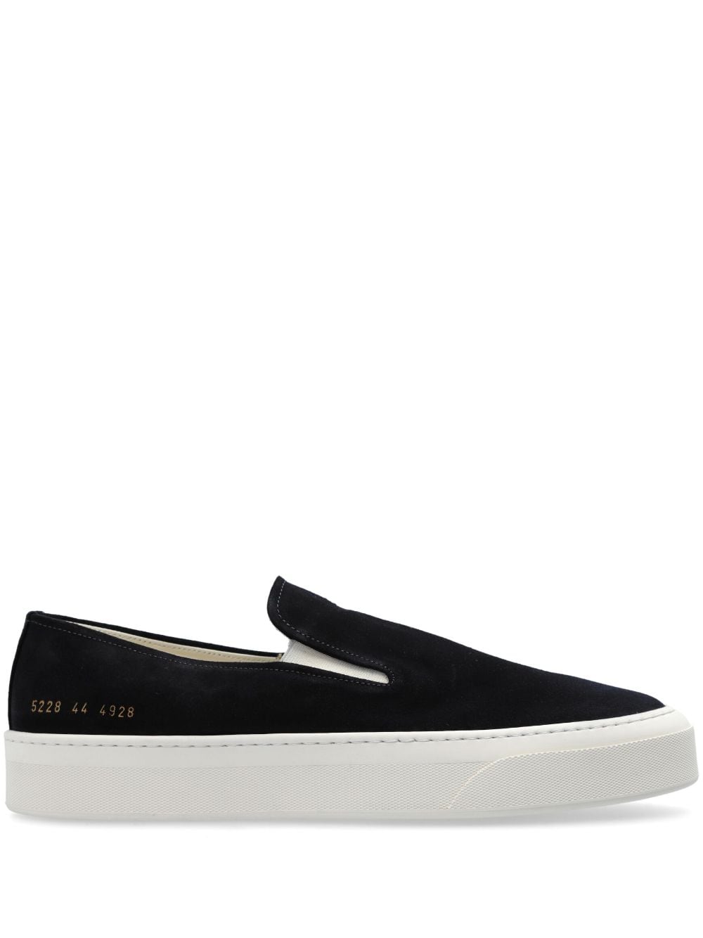 Common Projects Suède slip-on sneakers Blauw