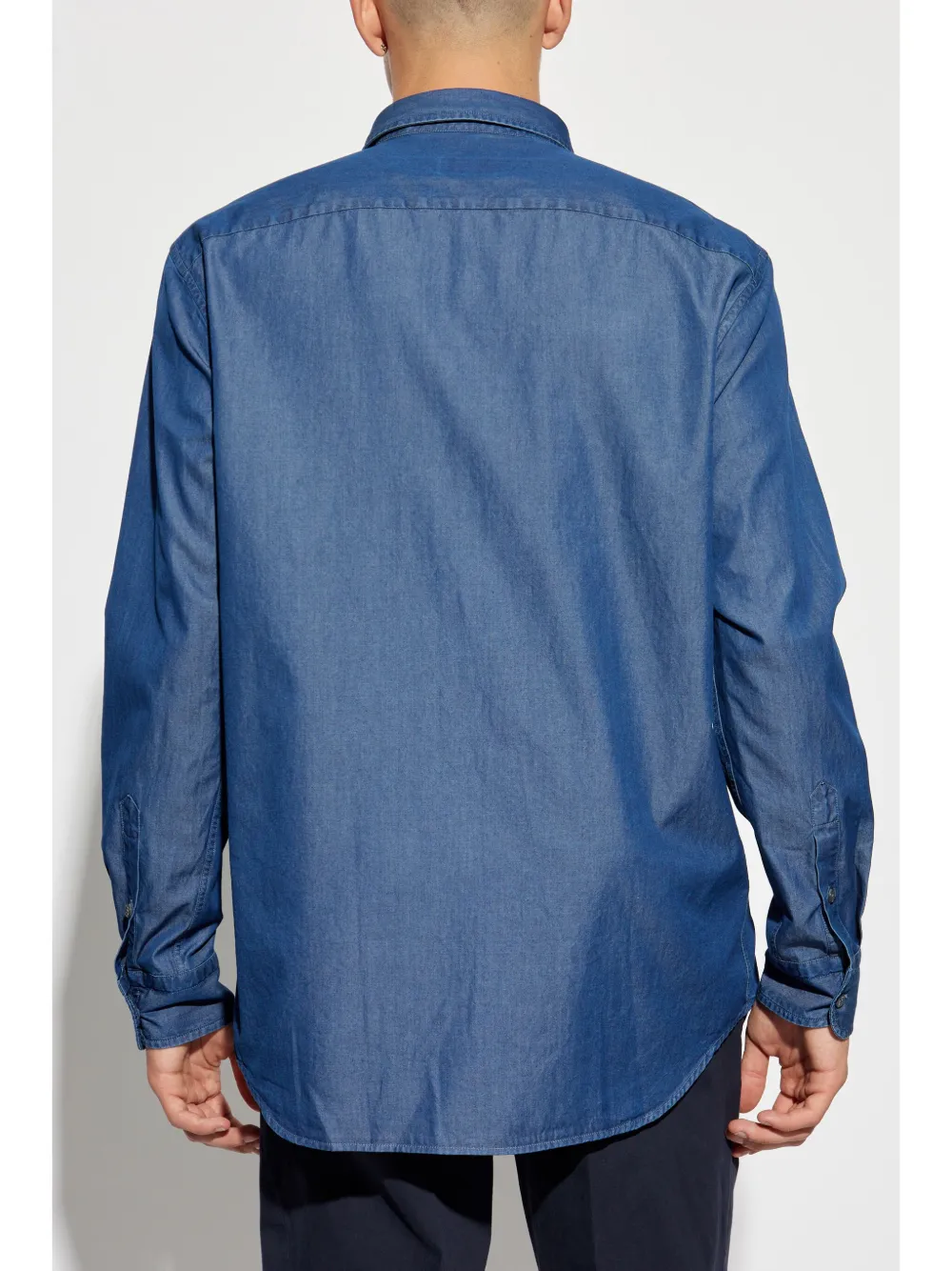 Brioni Denim overhemd Blauw