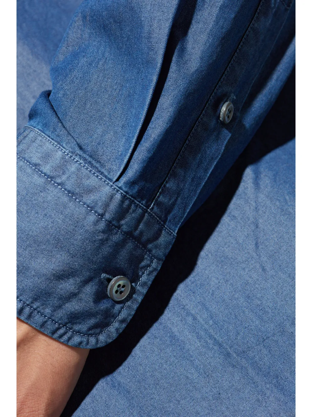 Brioni Denim overhemd Blauw