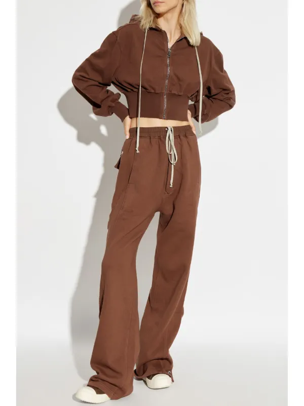 Rick Owens DRKSHDW Pusher Track Pants | Brown | FARFETCH