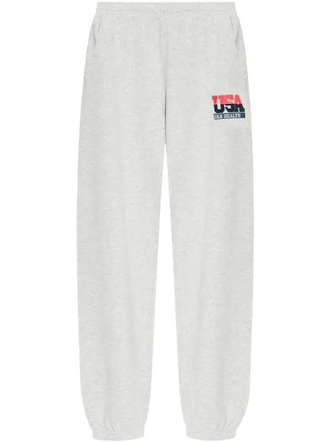 Sporty & Rich pantalones elásticos con logo estampado