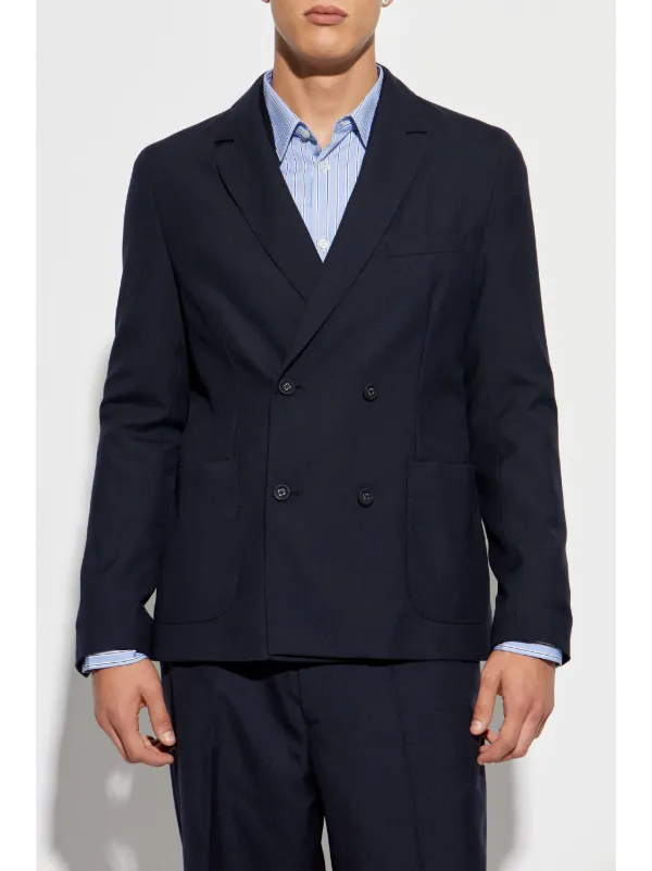 Officine Generale ダブルジャケット | ブルー | FARFETCH JP