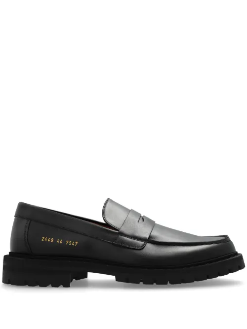Mocassins en cuir à bout rond - Common Projects - Modalova
