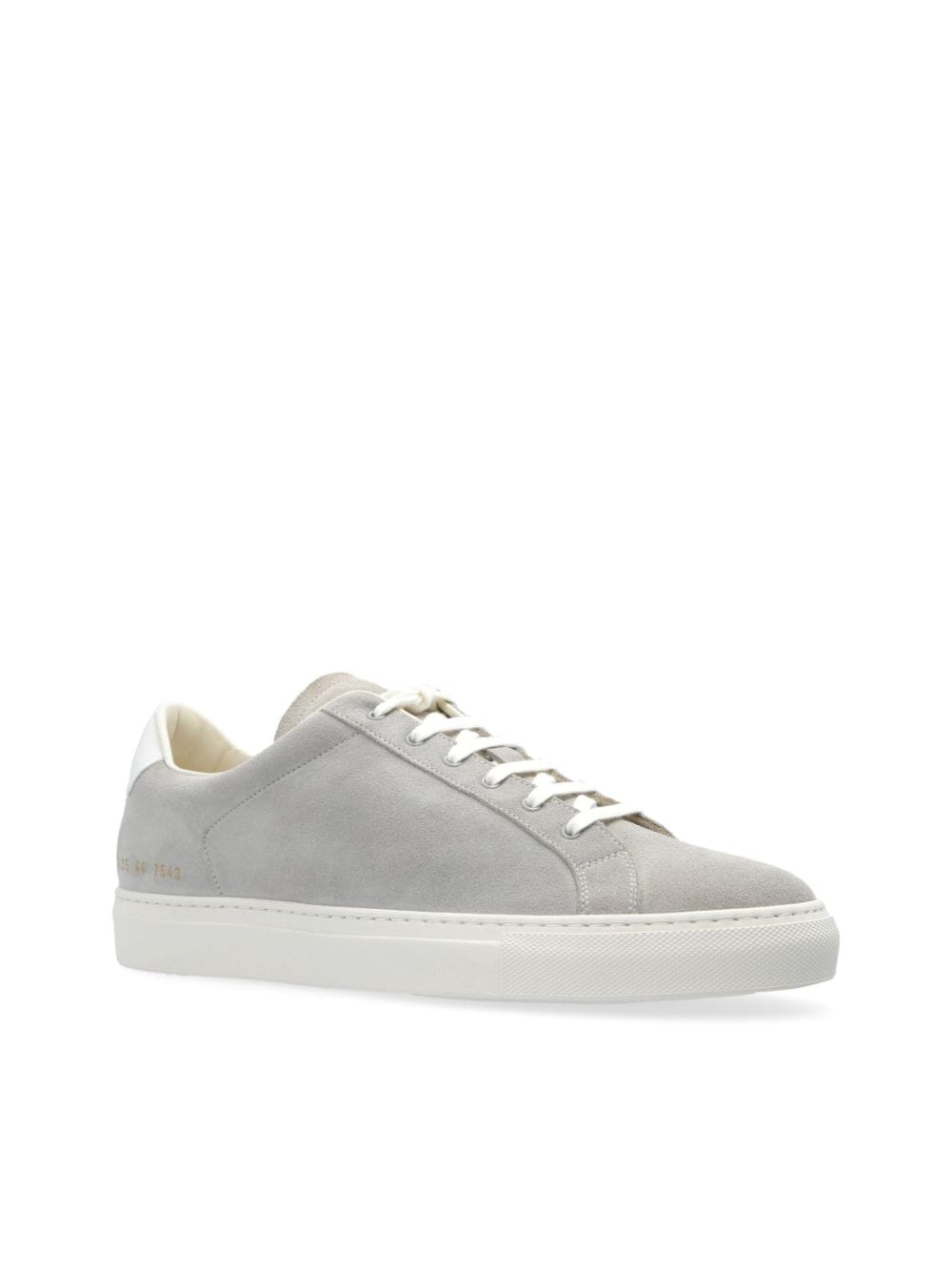 Shop Common Projects Retro Suede Sneakers In Grey