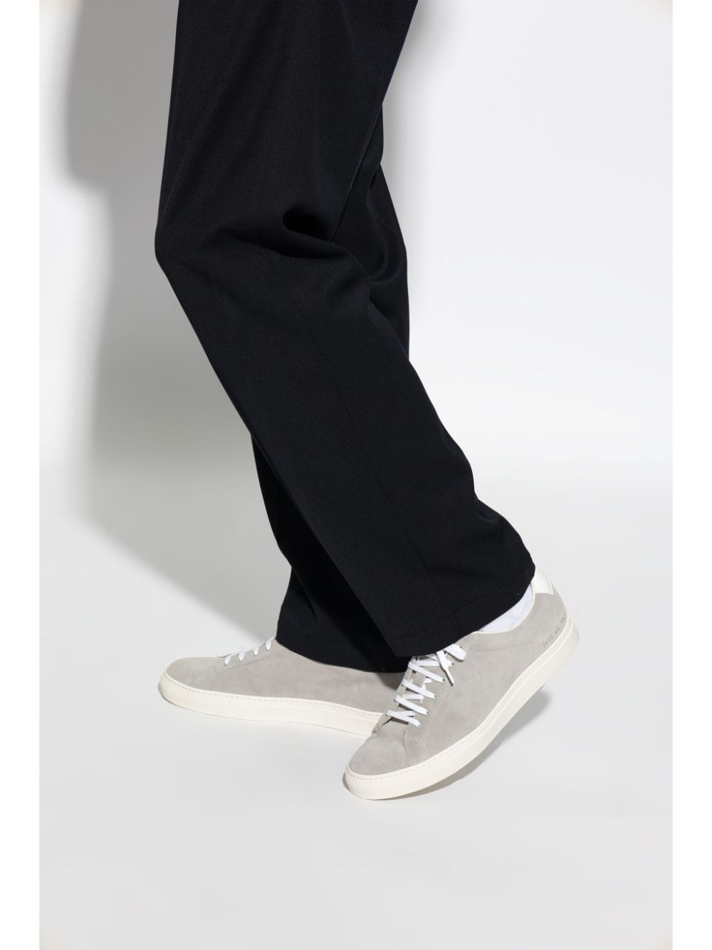 Shop Common Projects Retro Suede Sneakers In Grey