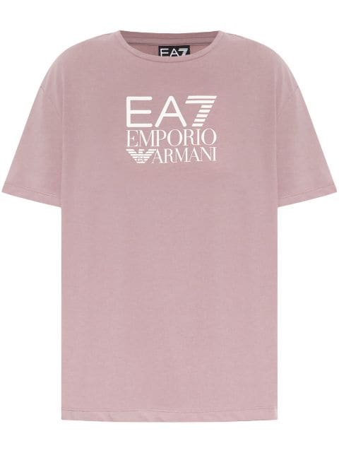 Ea7 Emporio Armani t-shirt med logotyp