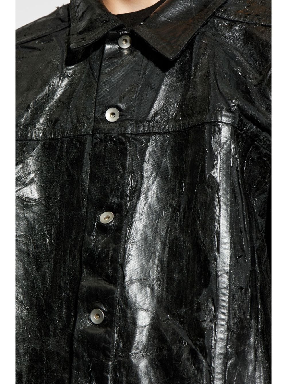 Shop Rick Owens Drkshdw Jumbo Worker Jacket In Schwarz