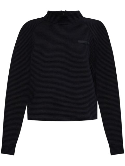 Ea7 Emporio Armani logo-patch sweatshirt