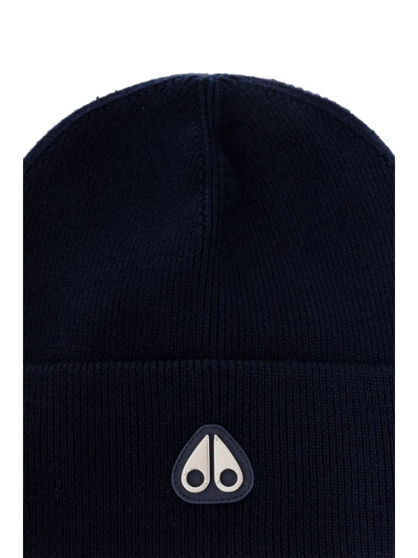 Moose Knuckles Wool Beanie | Blue | FARFETCH AZ