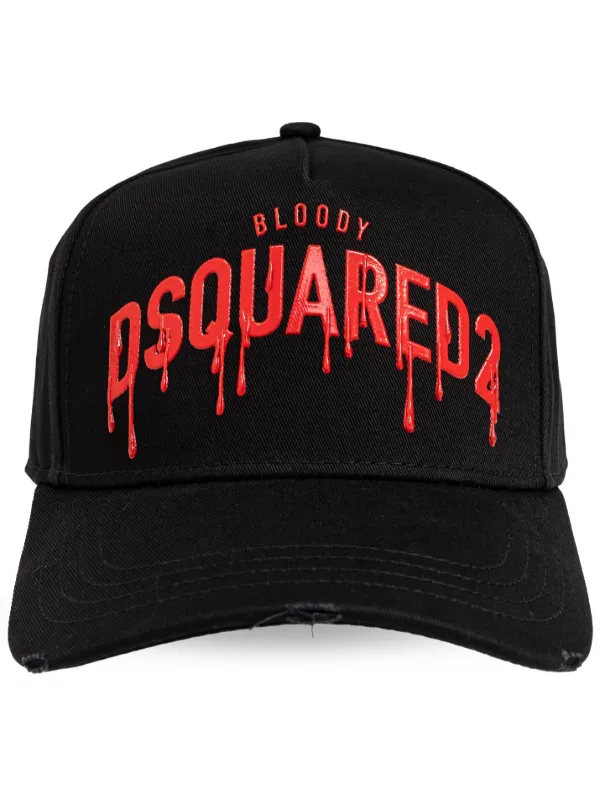 DSQUARED2 logo embossed Baseball Cap Black FARFETCH AZ