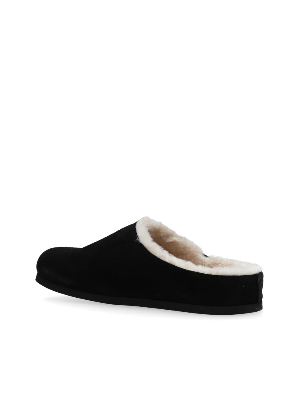 Common Projects shearling clogs Black