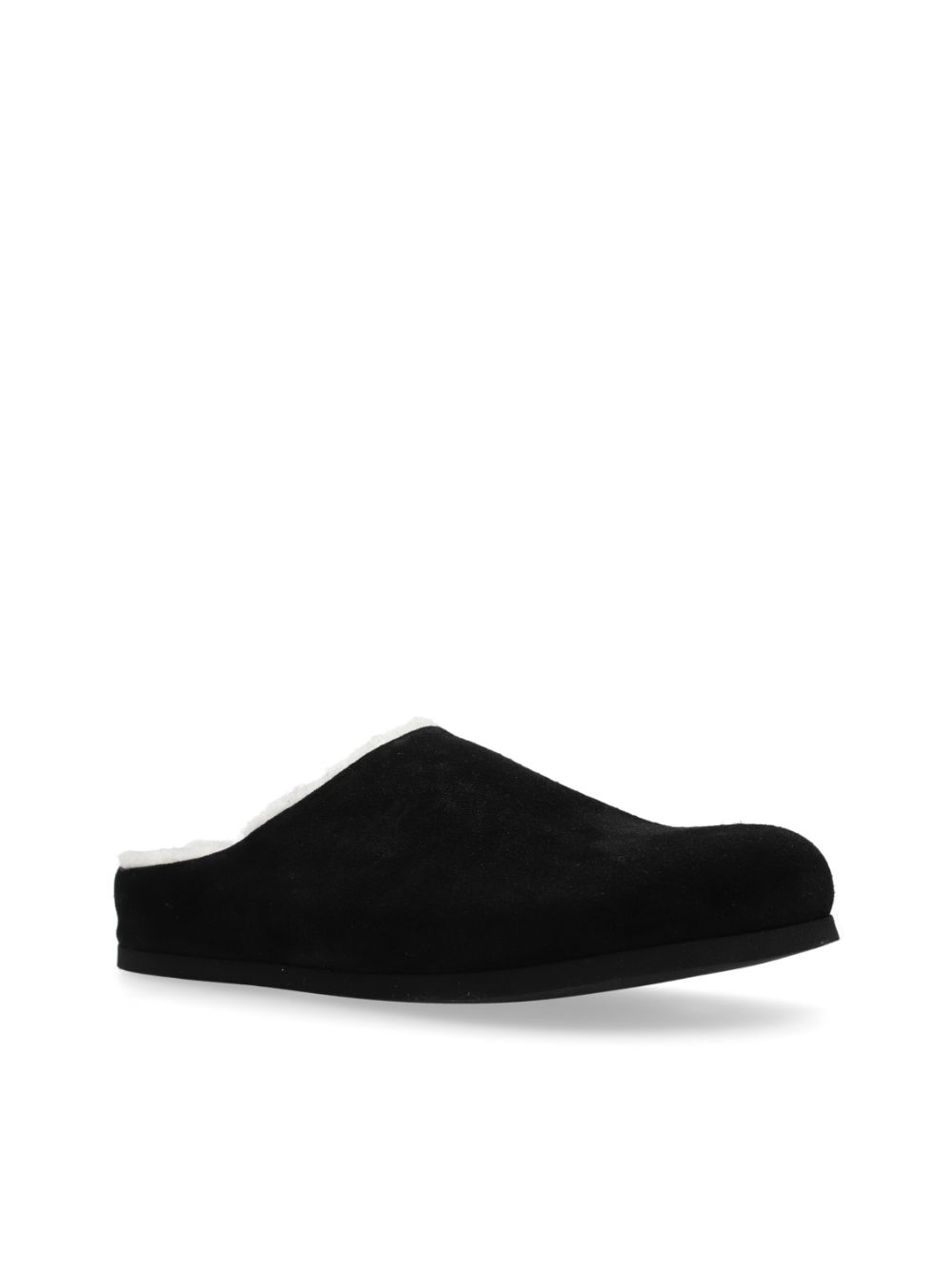 Common Projects shearling clogs Black