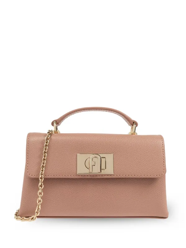 Furla Sac a Boucle Logo Tons Neutres FARFETCH CM