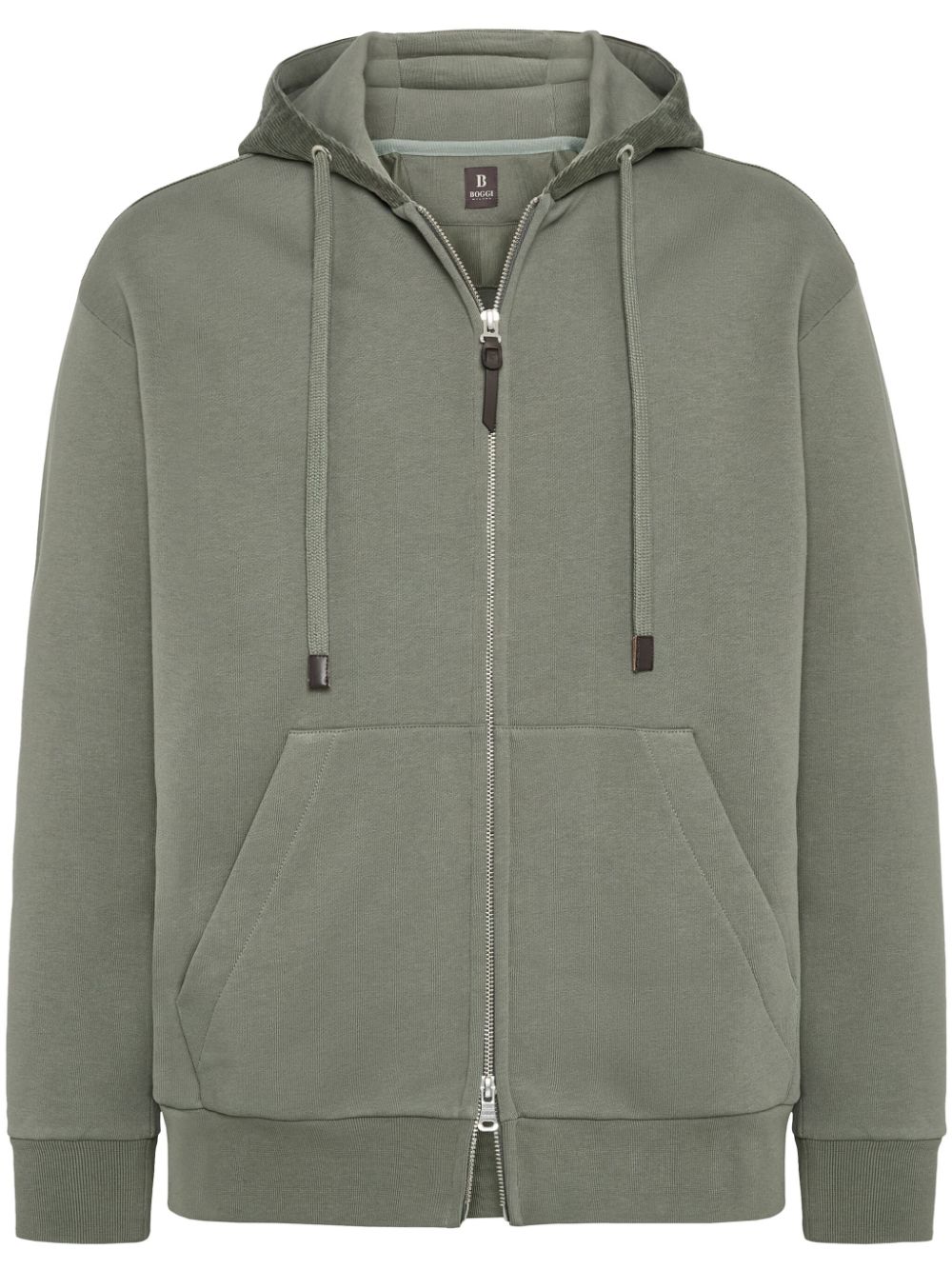 zip-up hoodie