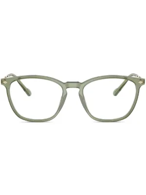 Gentle Monster Zin Brc9 square-frame Glasses | Green | FARFETCH CZ