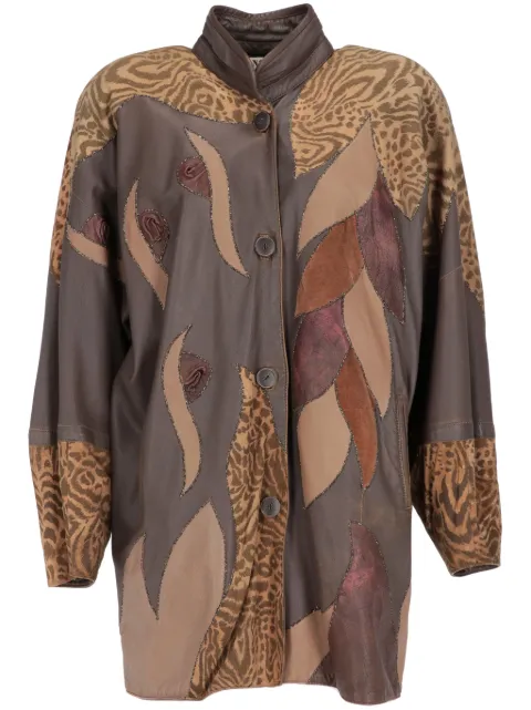 A.N.G.E.L.O. Vintage Cult Cappotto con design patchwork anni '80