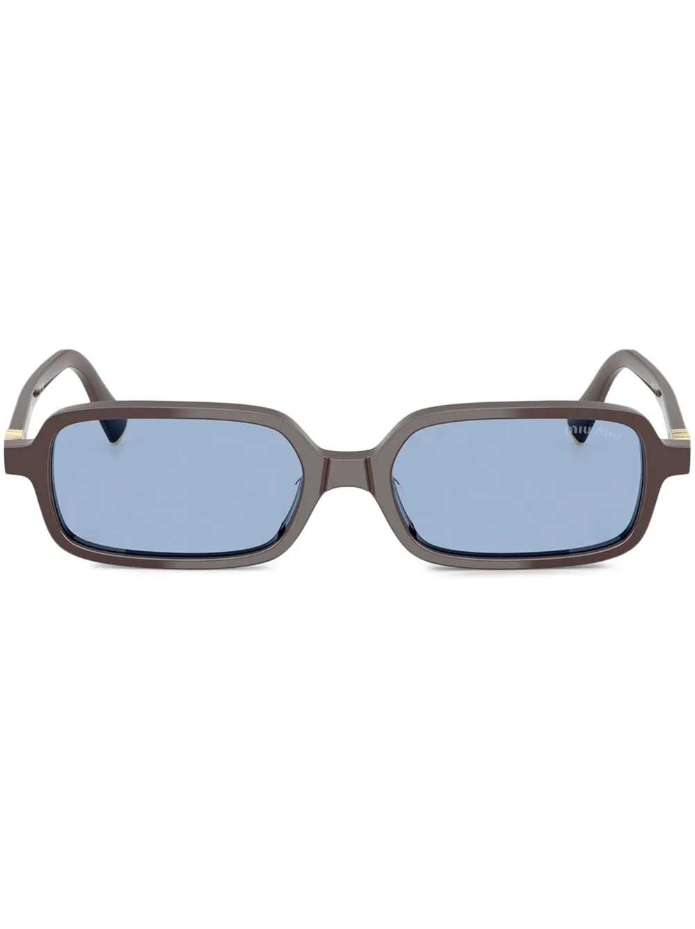 Miu Miu Eyewear rectangle-frame sunglasses | Brown | Image 1