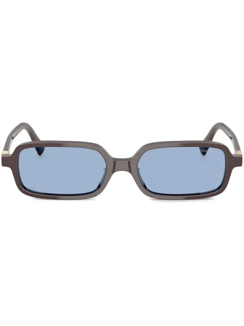 Miu Miu Eyewear solbriller med rektangulært stel