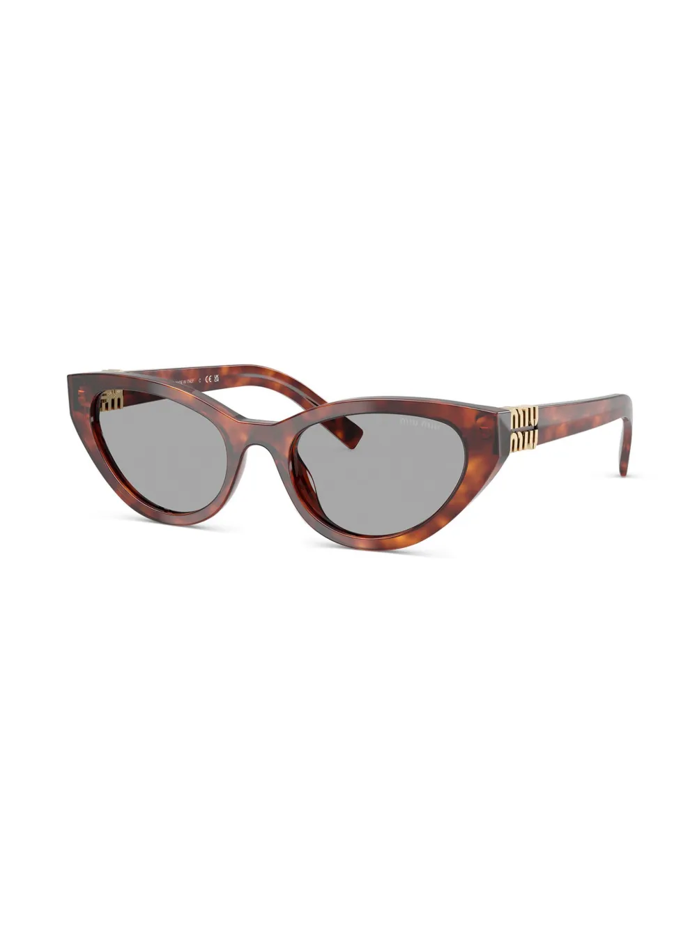 Miu Miu Eyewear Zonnebril met cat-eye montuur - Bruin