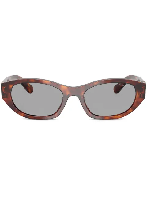 Miu Miu Eyewear lentes de sol con armazón estilo carey