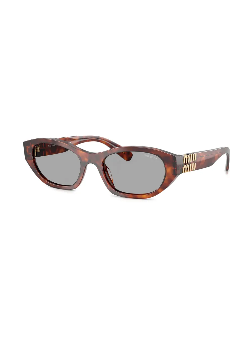 Miu Miu Eyewear Zonnebril met schilpadschild design - Bruin