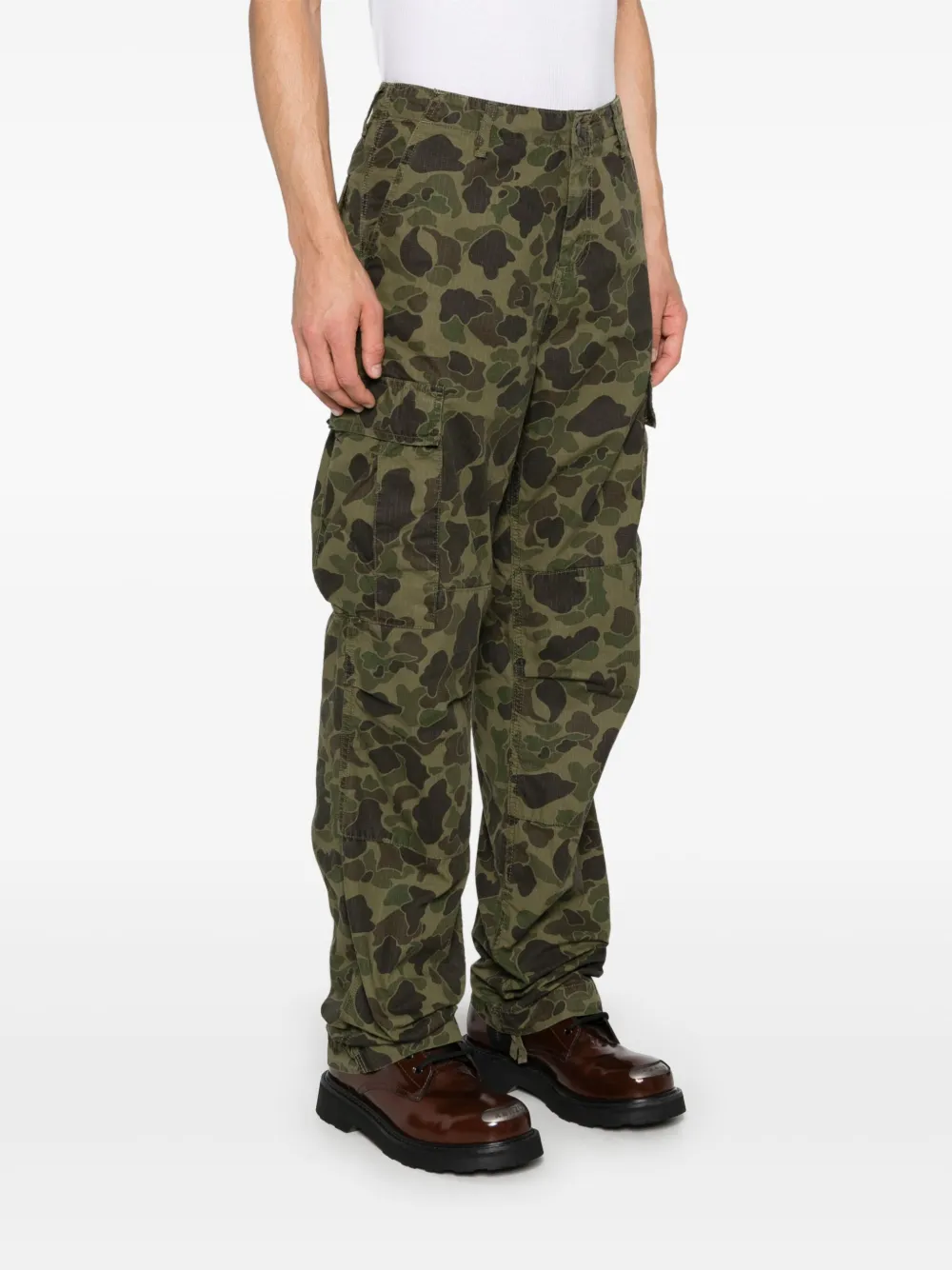 Carhartt WIP Columbia broek Groen