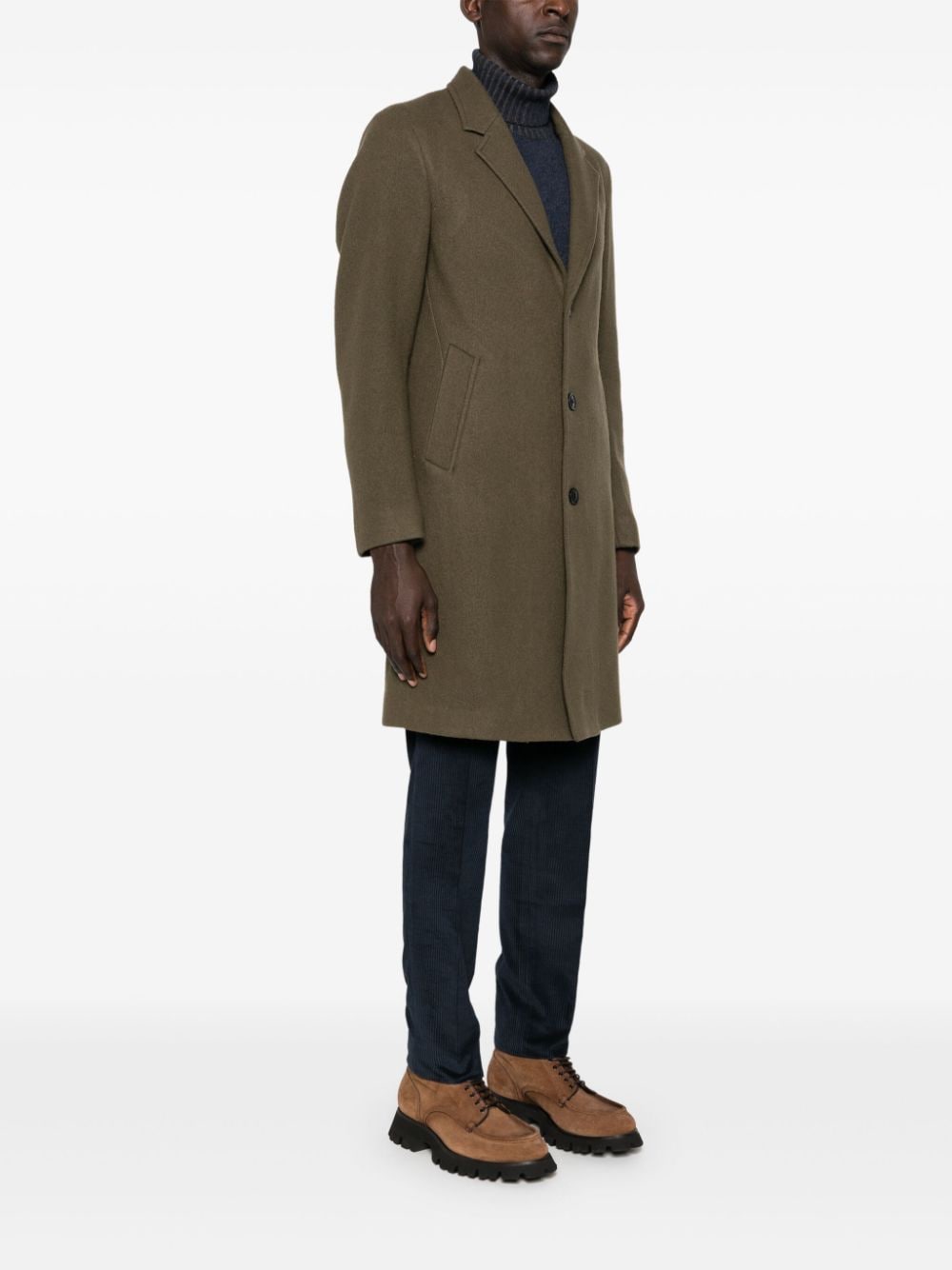 Shop Ps By Paul Smith Single-breasted Coat In Brown