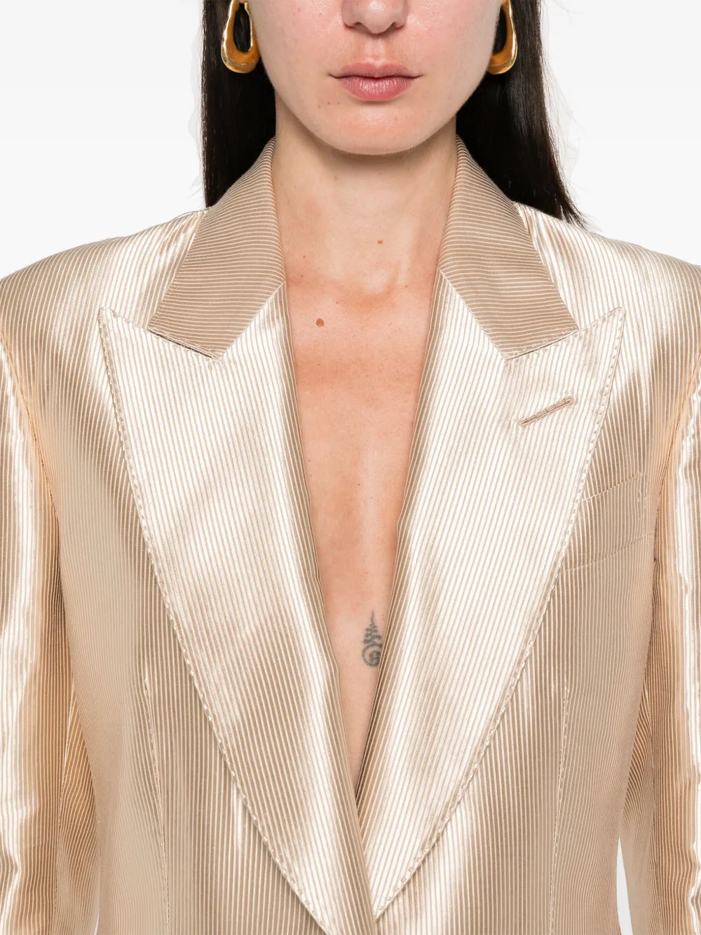 Tom Ford Bianca Blazer In Neutrals