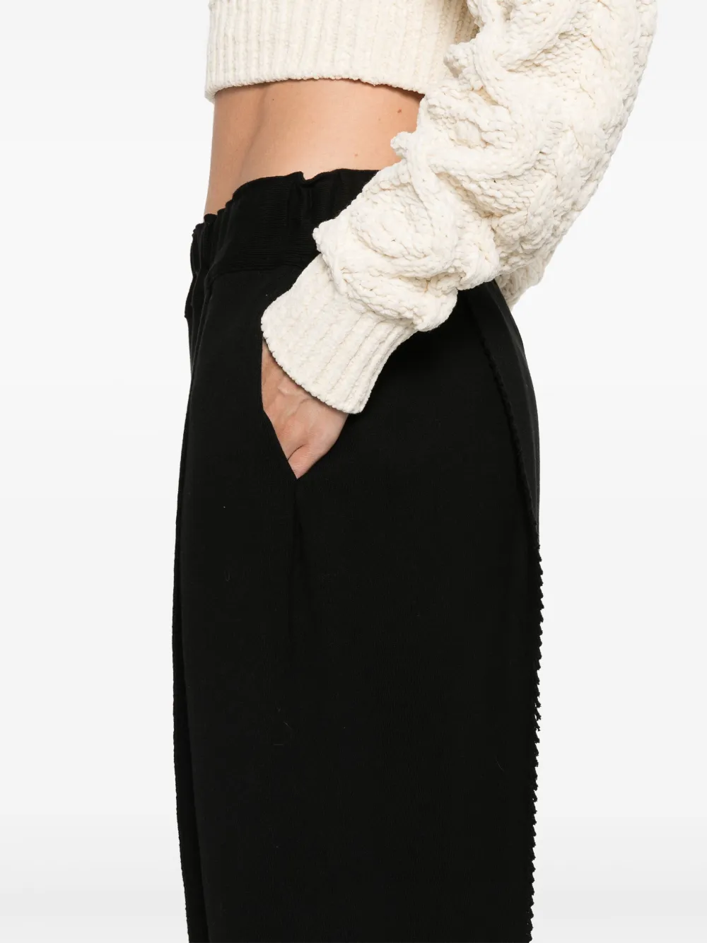 Issey Miyake Broek Zwart