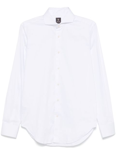 Boggi Milano spread-collar shirt Men