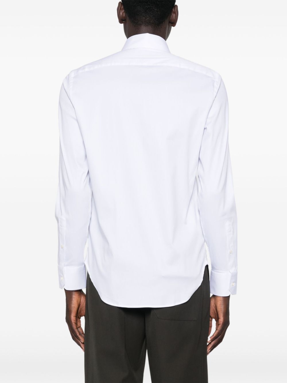 Boggi Milano spread-collar shirt Men