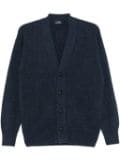 Barba virgin wool cardigan - Blue