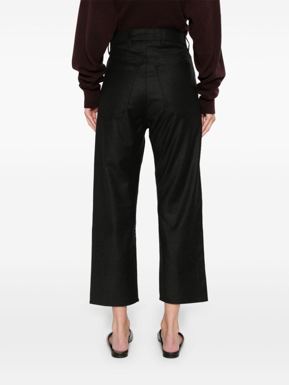 Shop Sofie D'hoore Pan Trousers In Black