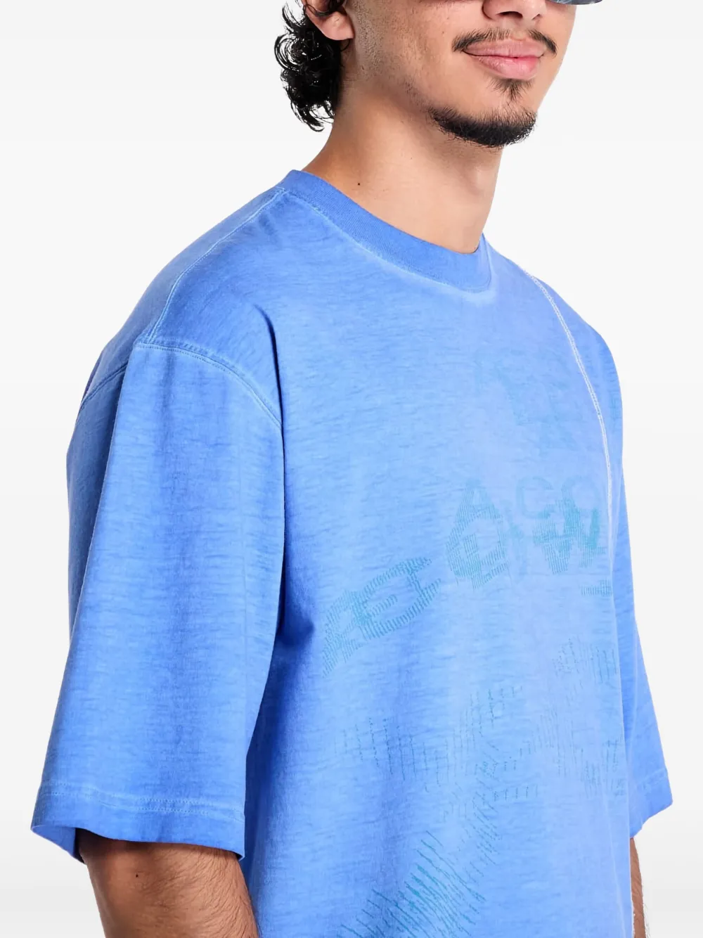 A-COLD-WALL* Annex T-shirt met grafische print Blauw