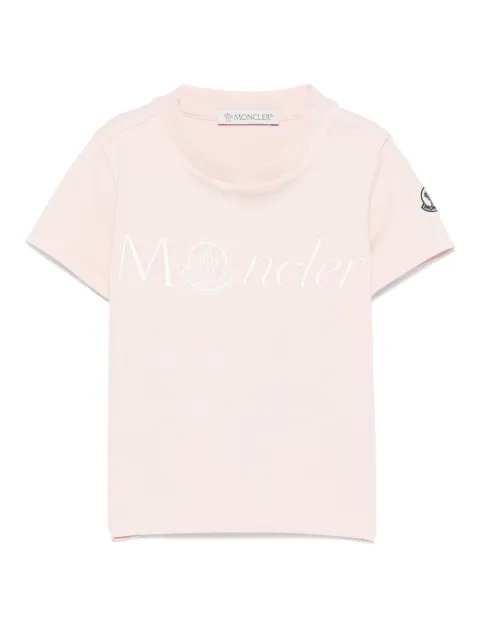 Moncler Enfant logo-embroidered T-shirt