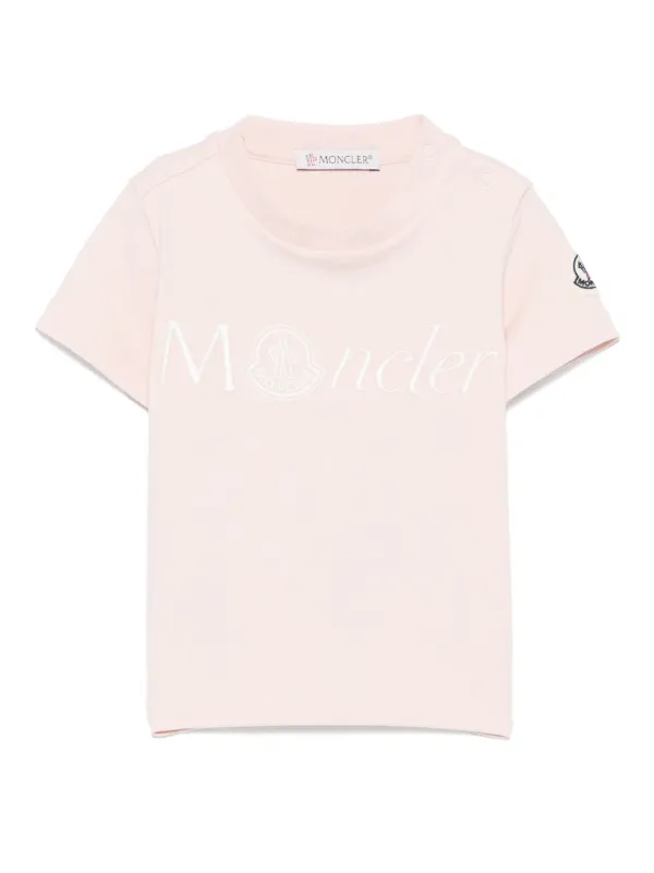 Moncler Enfant ロゴ Tシャツ | ピンク | FARFETCH JP