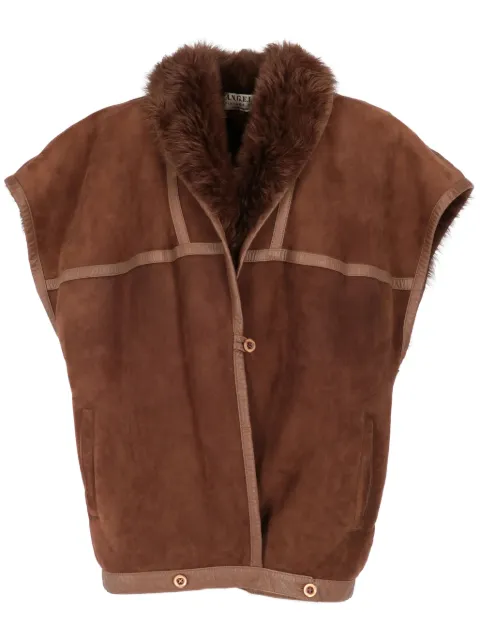A.N.G.E.L.O. Vintage Cult 1980s shearling-collar gilet