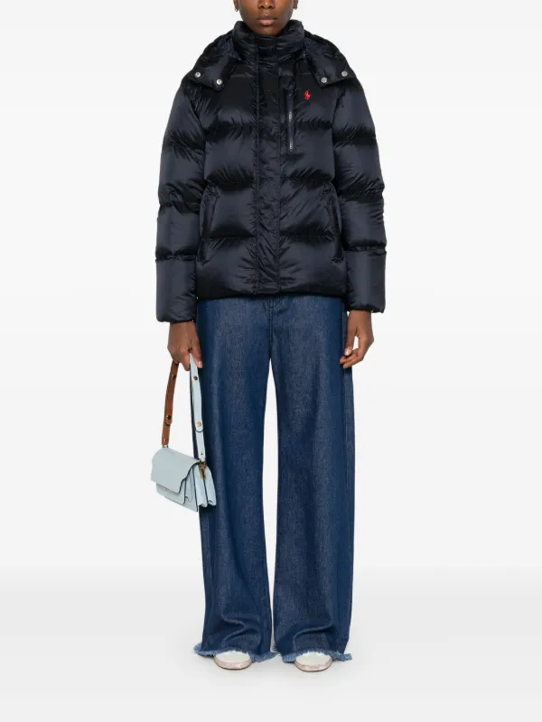 Polo Ralph Lauren フーデッド パデッドジャケット | ブルー | FARFETCH JP