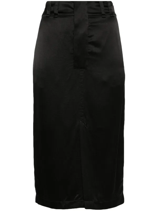 スカート Saint Laurent Saint Laurent Silk Midi Skirt 25047895_55282313_600.jpg