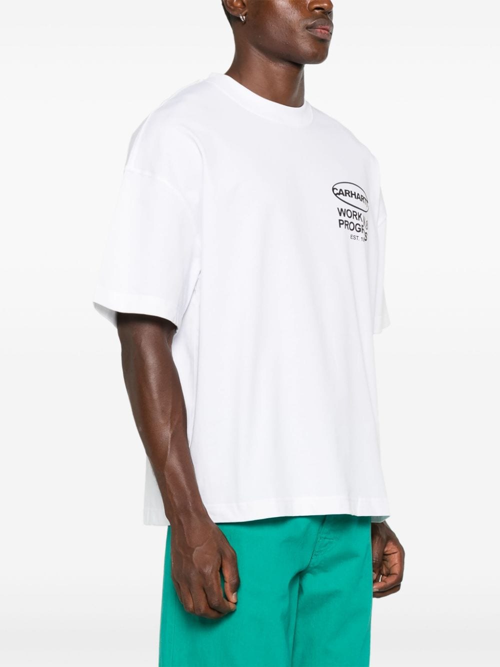 Shop Carhartt Body Of Work T-shirt In White