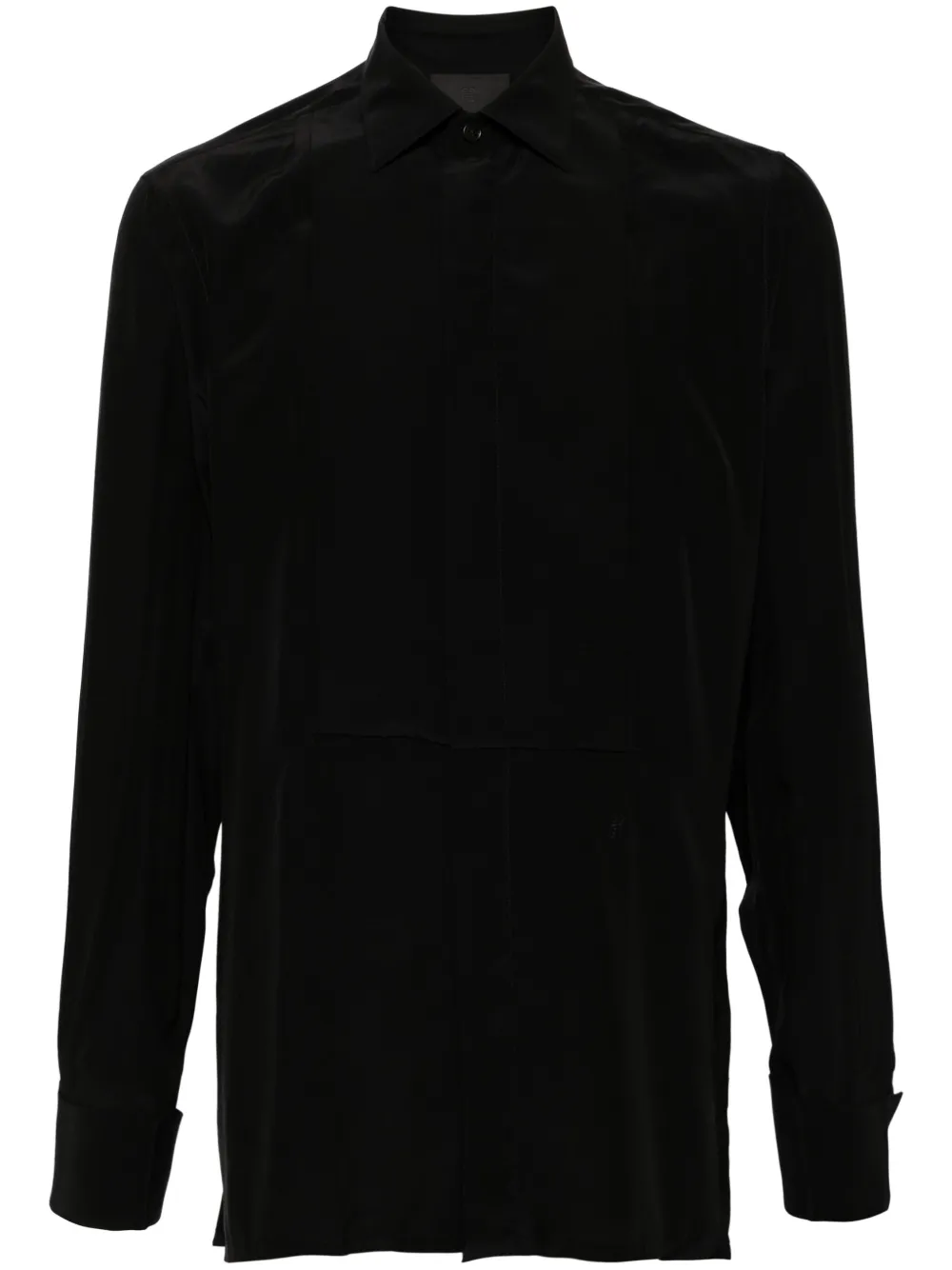 Givenchy Plastron silk shirt | Black | Image 1